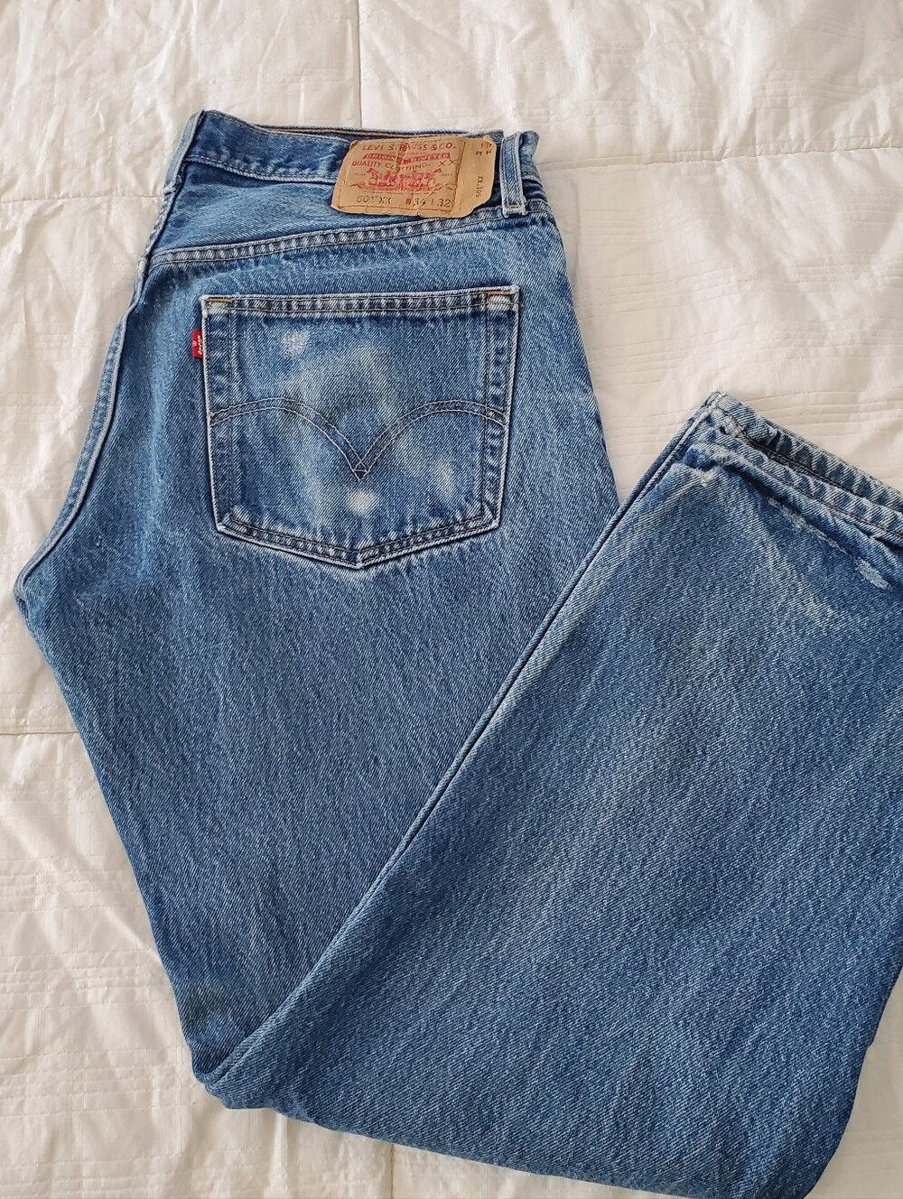 Vintage Levi's 501s Button Fly Men's Straight Leg Jeans
